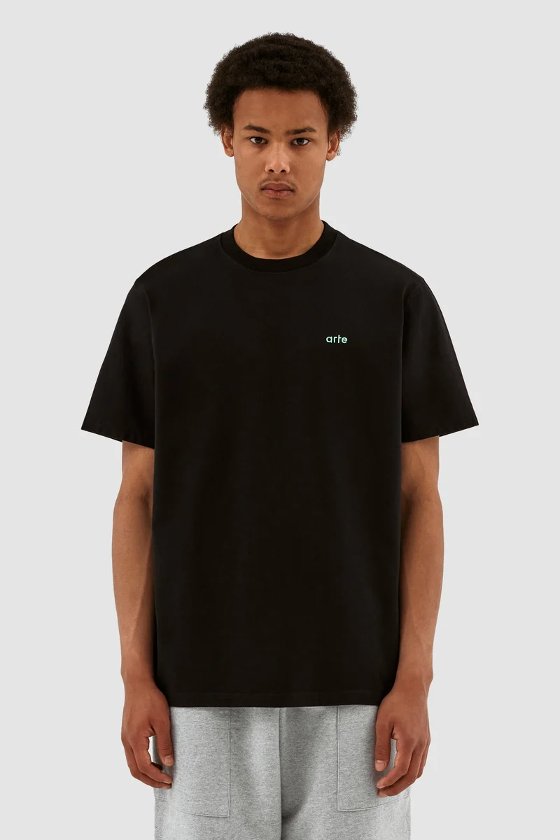 Taut Back G Print T-shirt - Noir