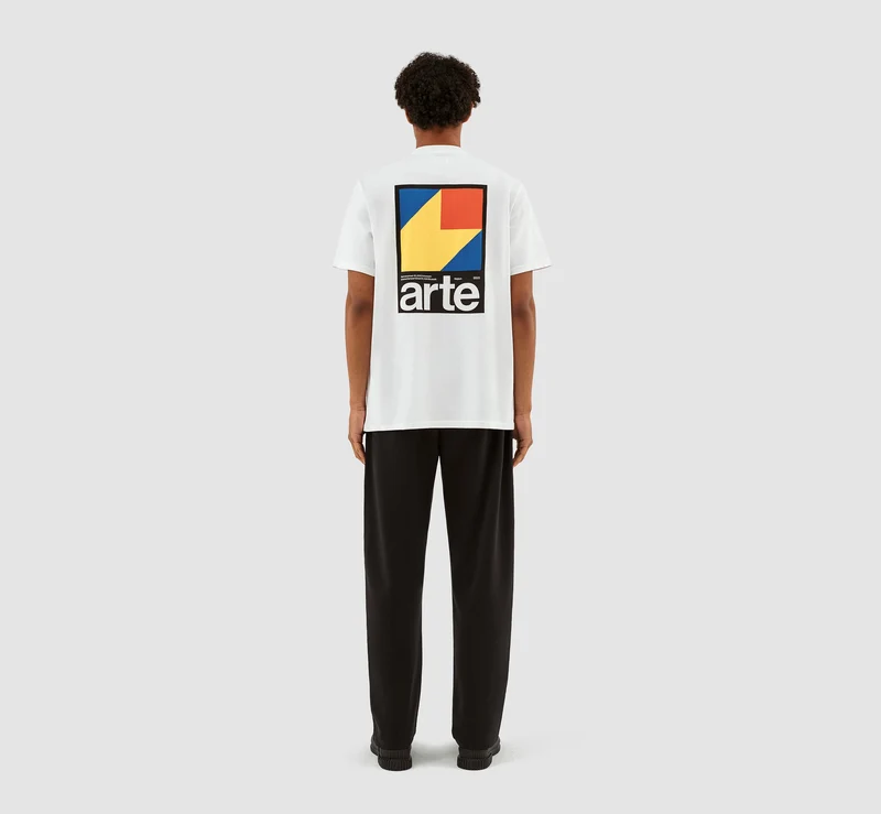 T-shirt imprimé Y de Taut Back - Blanc