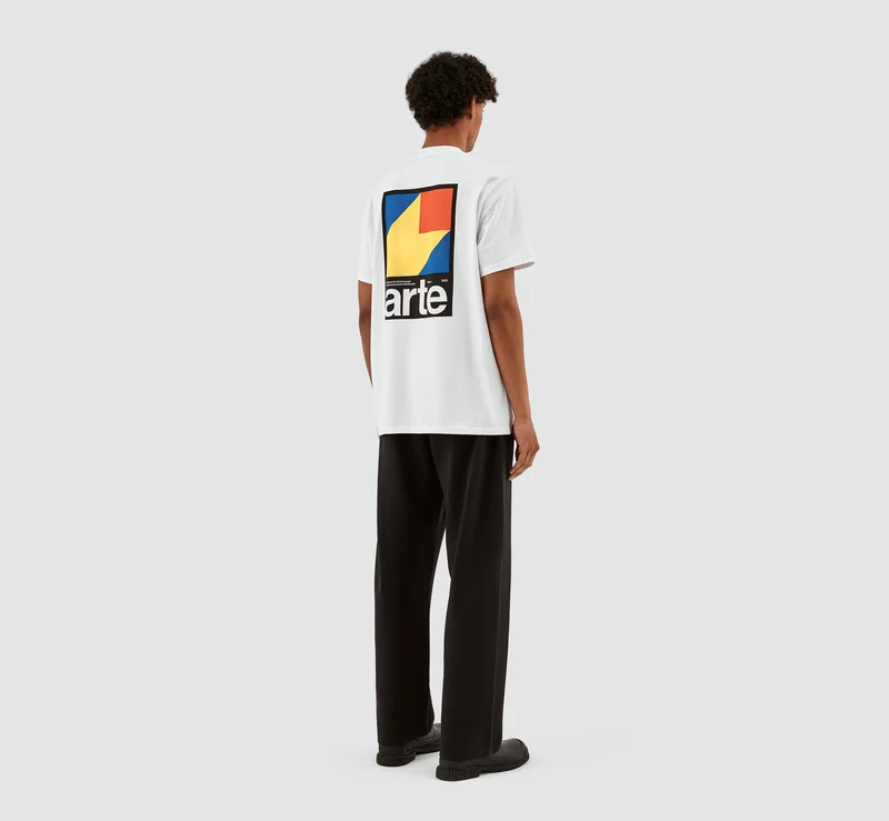 T-shirt imprimé Y de Taut Back - Blanc