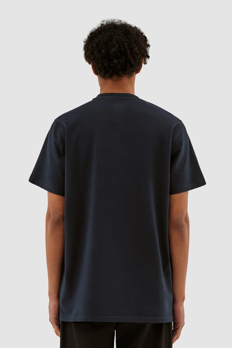 Taut Embroi Logo T-shirt - Marine
