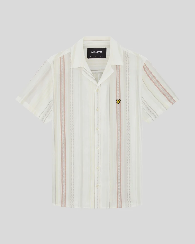 Short Sleeve Zig Zag Stripe Shirt