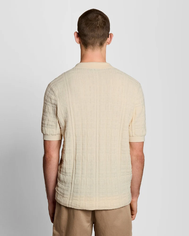 Revere Collar Knitted Resort Shirt