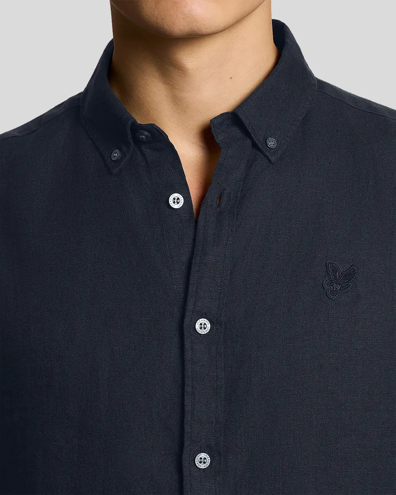 Short Sleeve Linen Shirt