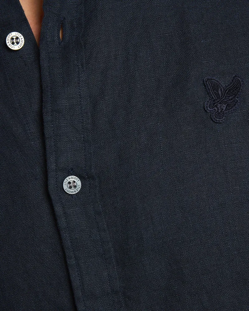 Short Sleeve Linen Shirt