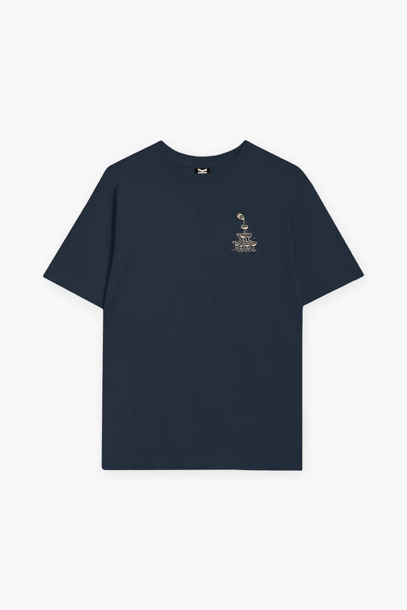 T-shirt « Let's Celebrate » Marine