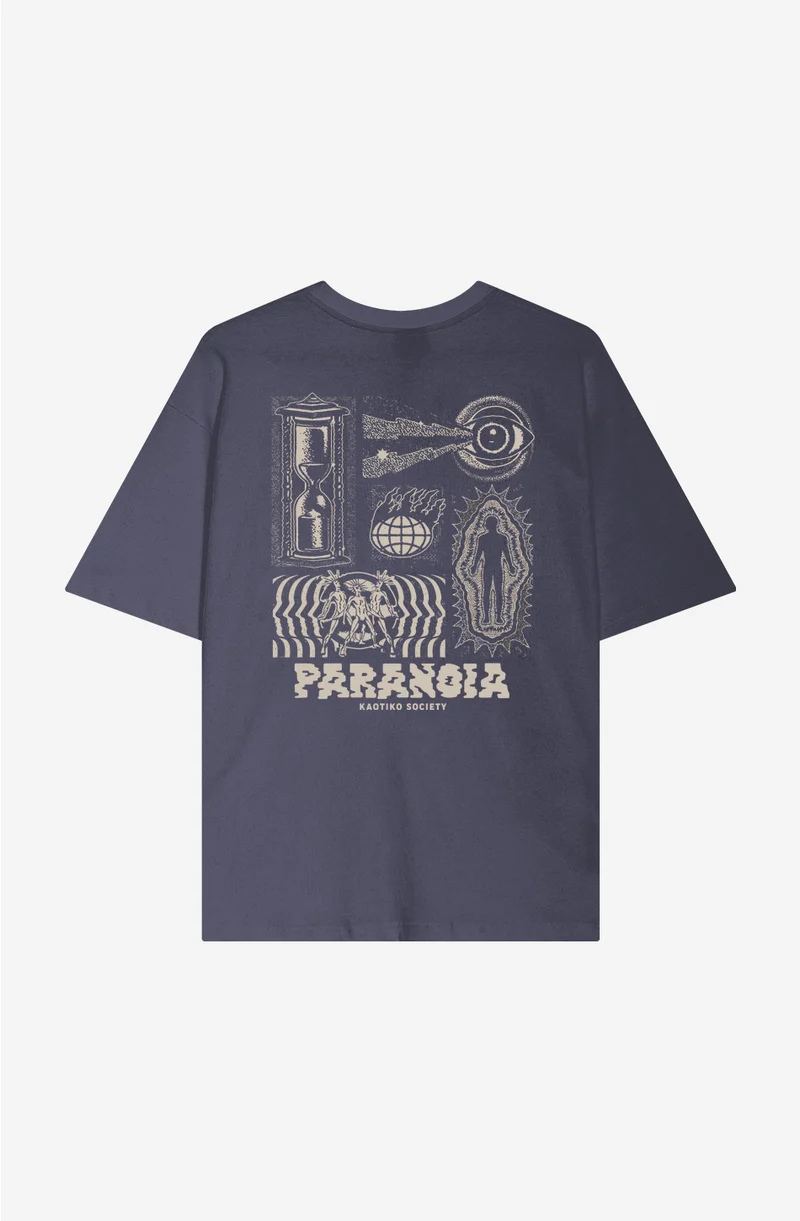 T-shirt bleu I'm Paranoid