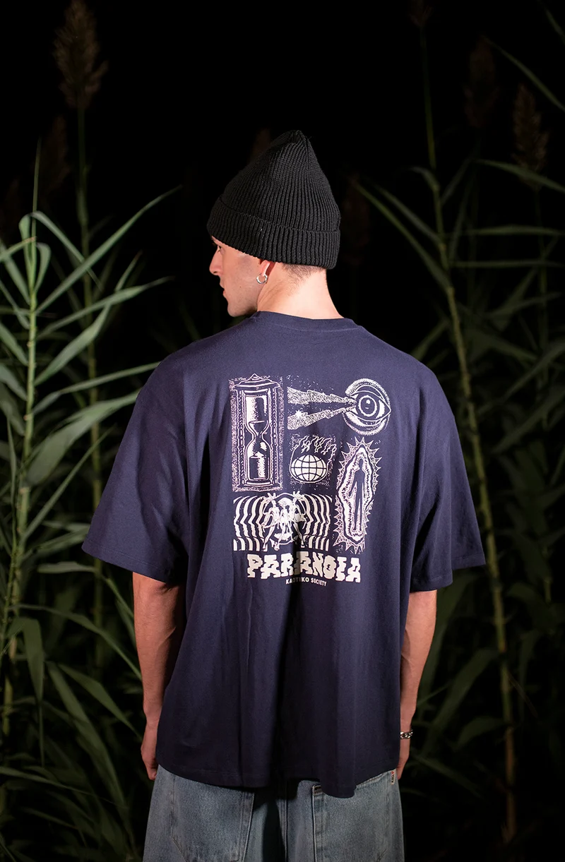 T-shirt bleu I'm Paranoid