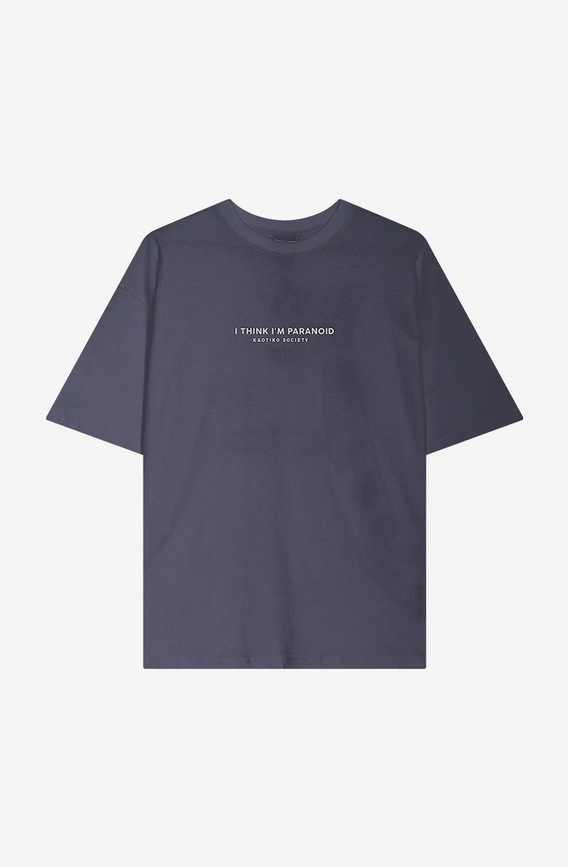 T-shirt bleu I'm Paranoid