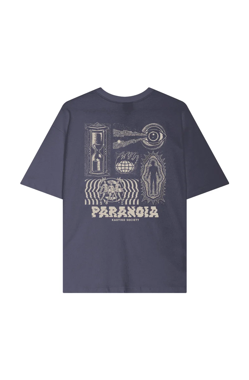 T-shirt bleu I'm Paranoid