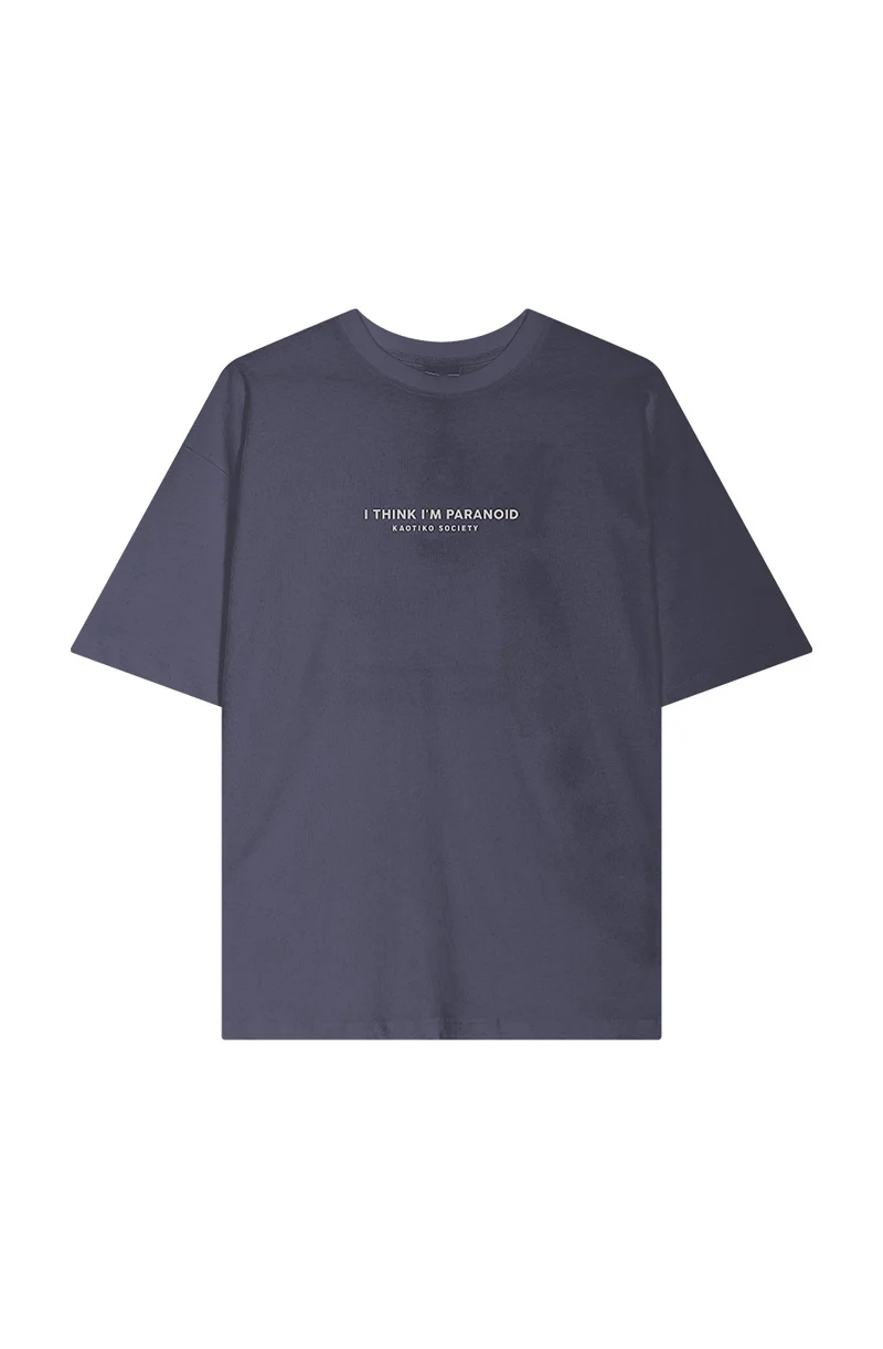 T-shirt bleu I'm Paranoid