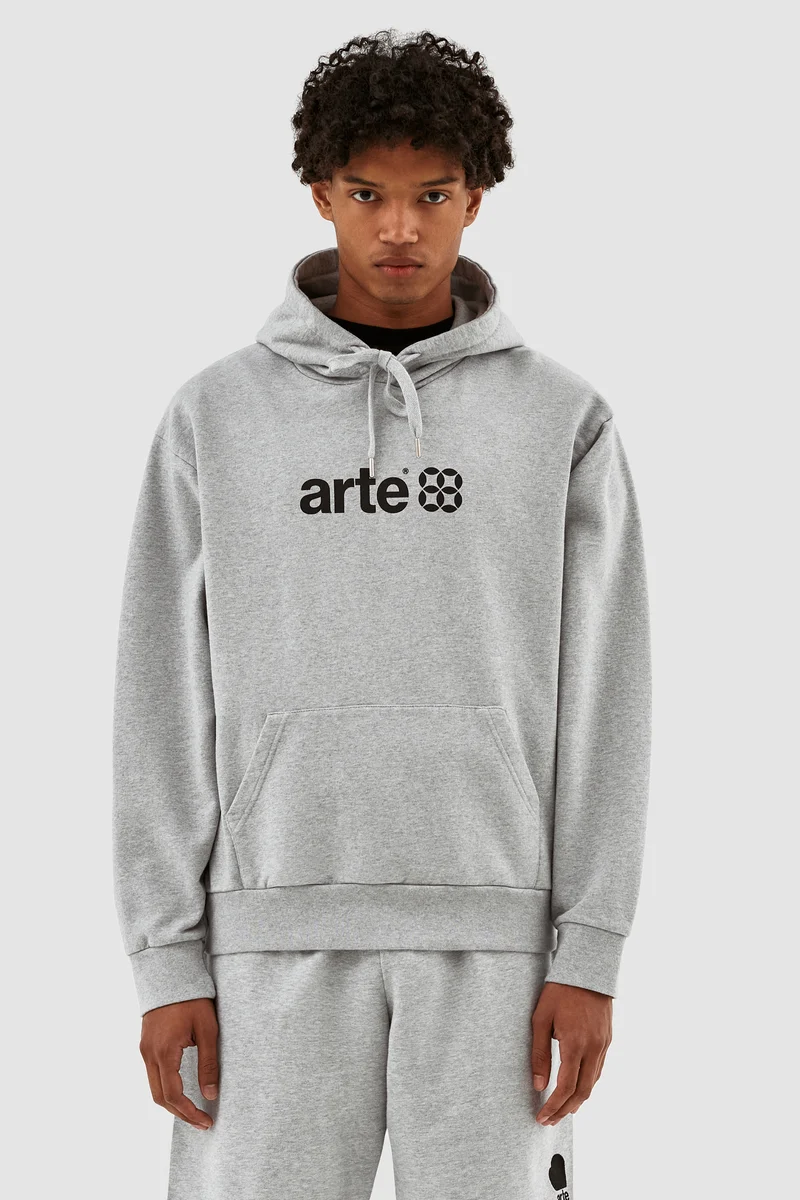 Hannes SS23 Logo Hoodie - Gris