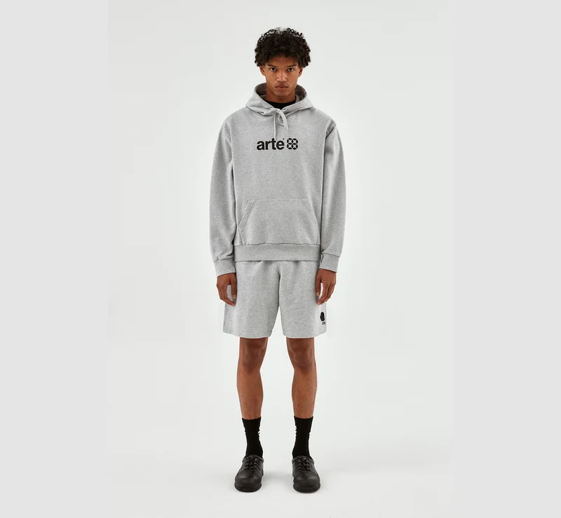 Hannes SS23 Logo Hoodie - Gris