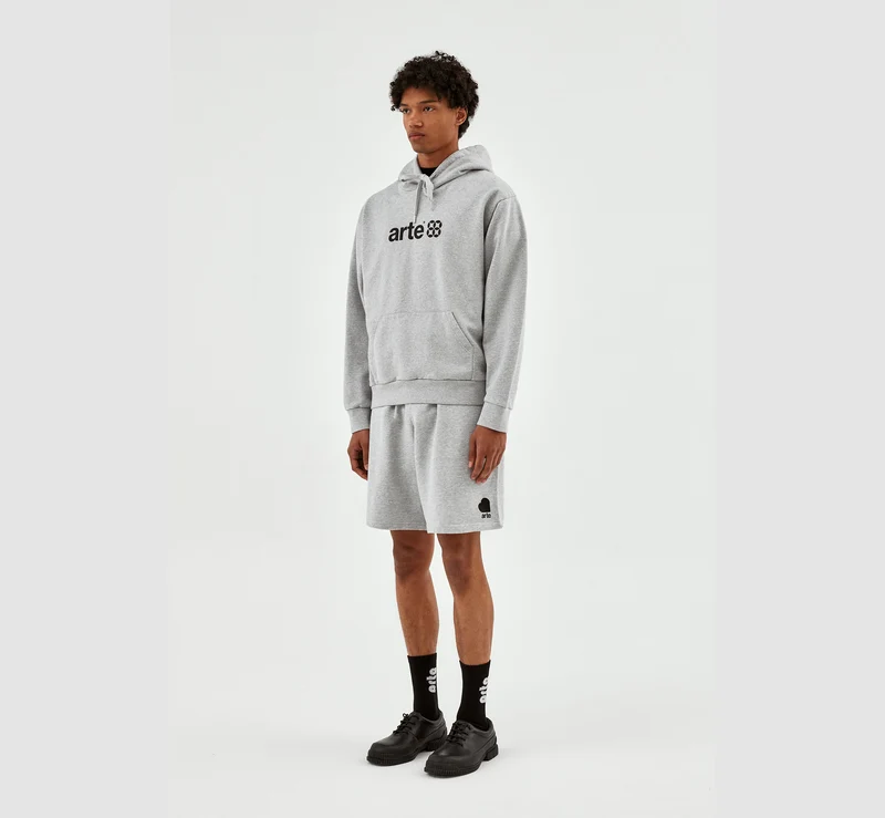 Hannes SS23 Logo Hoodie - Gris
