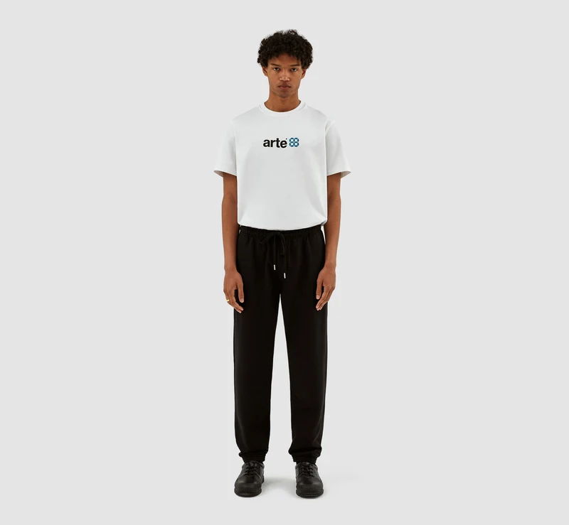 Pantalon avec logo en forme de cœur de Tristian - Noir
