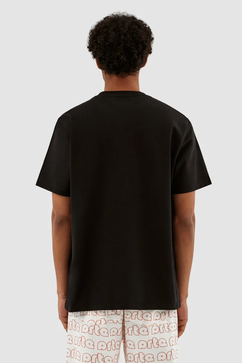 Taut Embroi Heart Logo T-shirt - Noir