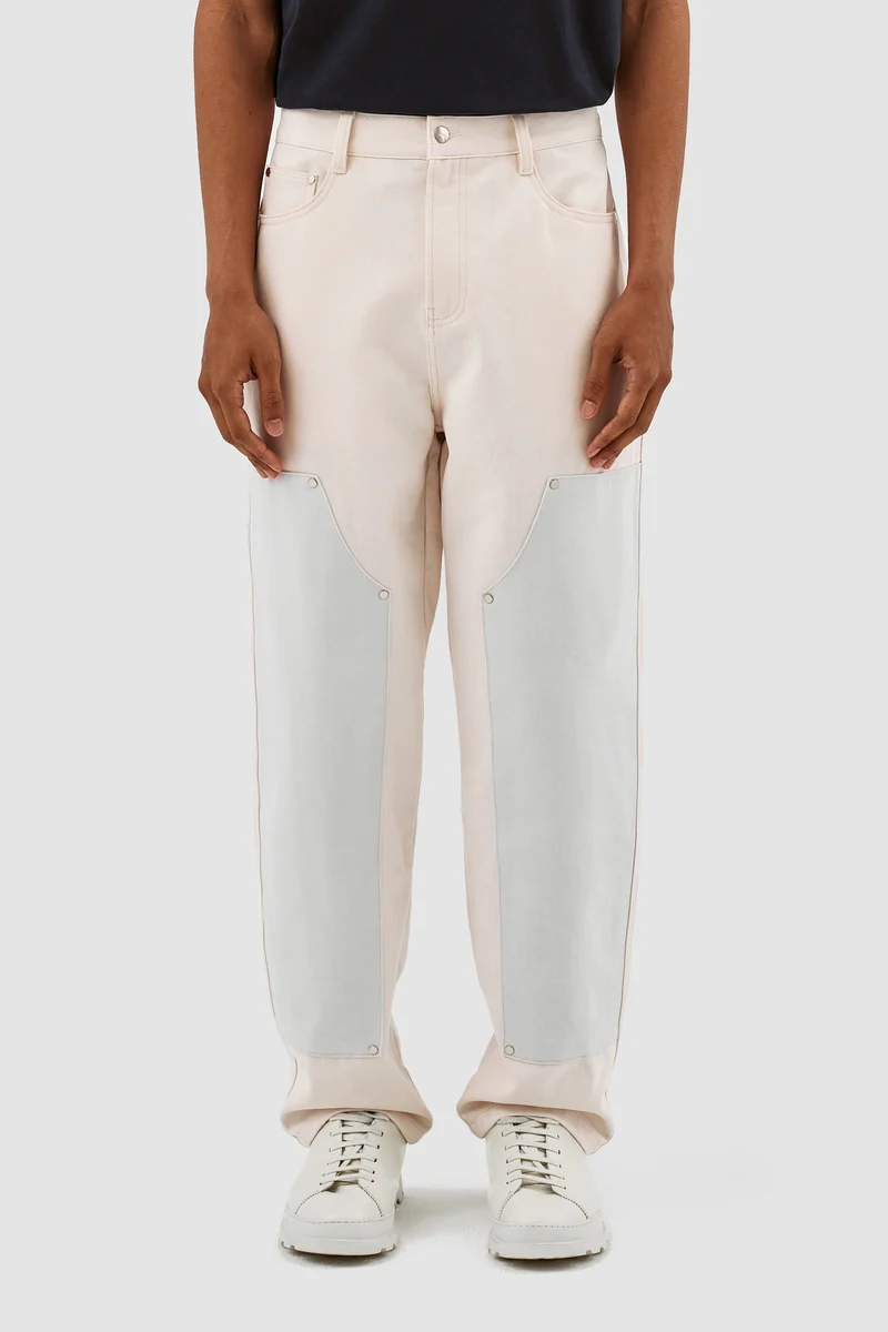 Pantalon à carreaux Jones - Crème/Nimbus Cloud
