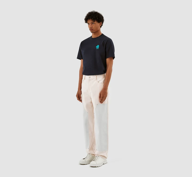 Pantalon à carreaux Jones - Crème/Nimbus Cloud