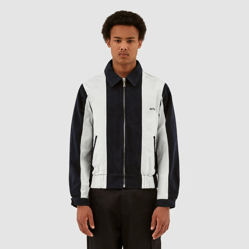 Jeffrey Stripe - Marine/Blanc