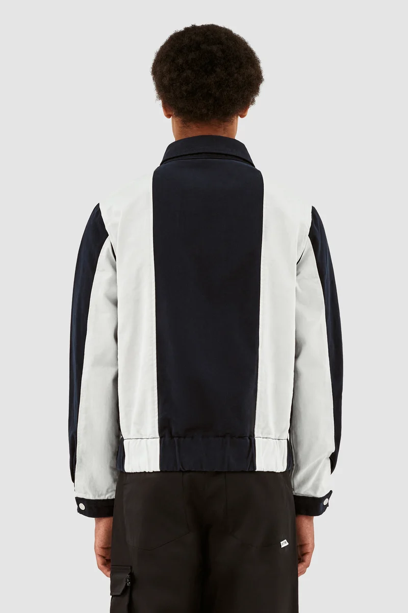 Jeffrey Stripe - Marine/Blanc