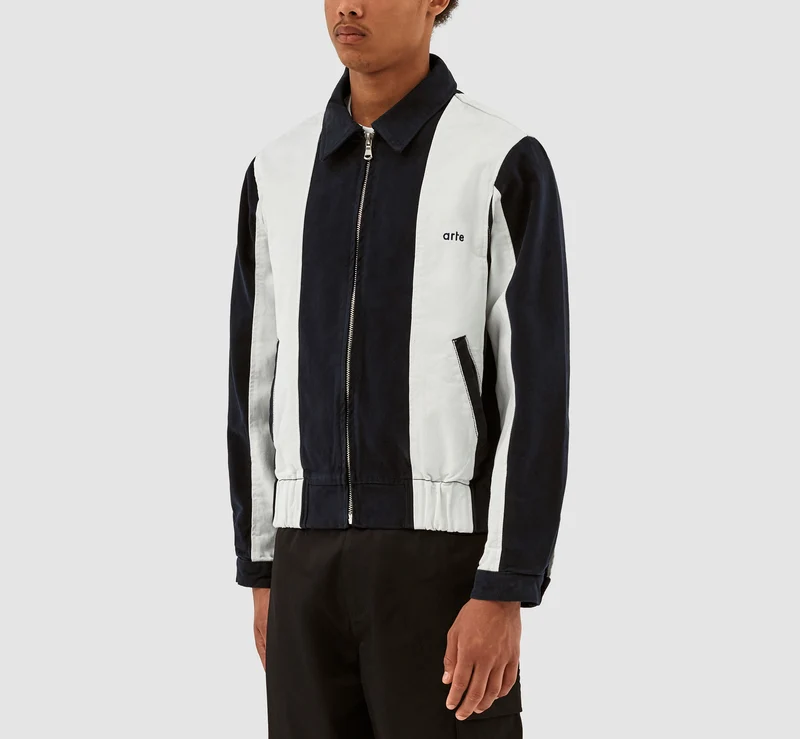 Jeffrey Stripe - Marine/Blanc