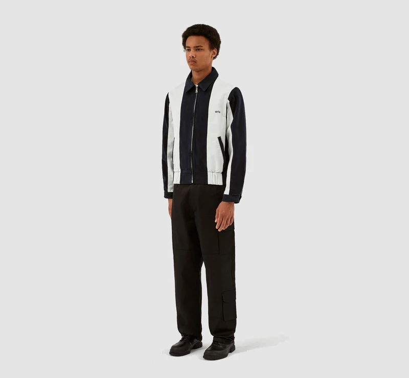 Jeffrey Stripe - Marine/Blanc