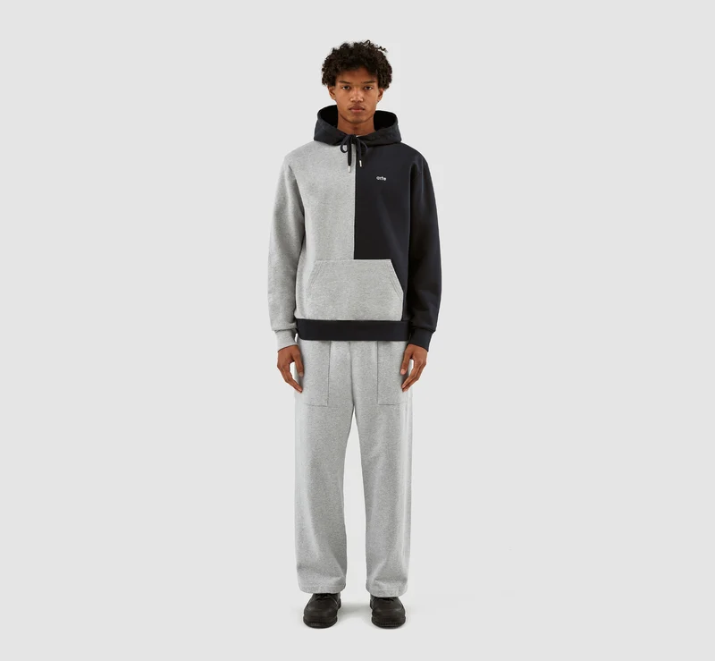 Herbert Colorblock Hoodie - Gris/Marine