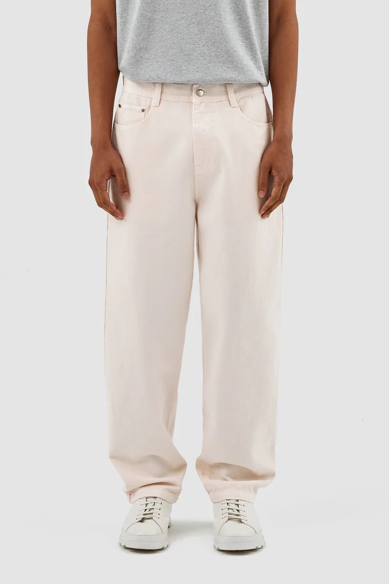 Pantalon Paul Pocket Logo - Crème