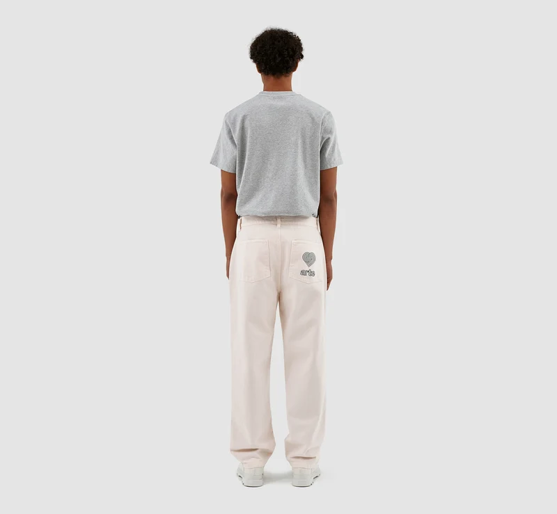 Pantalon Paul Pocket Logo - Crème