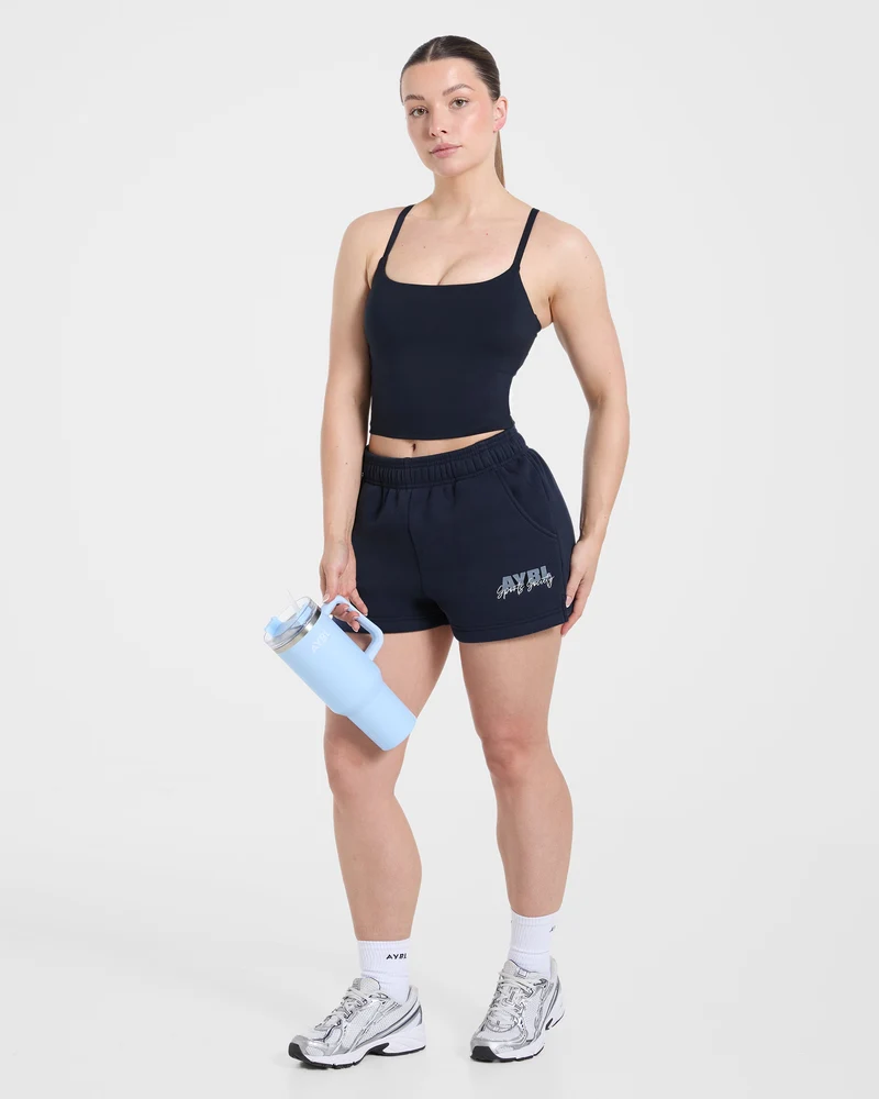 Sports Society Oversized Shorts - Navy