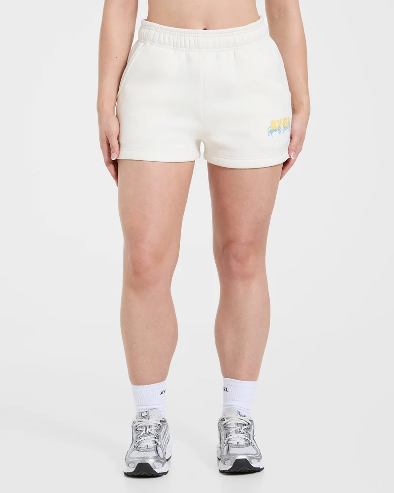 Sports Society Oversized Shorts - Off Blanc