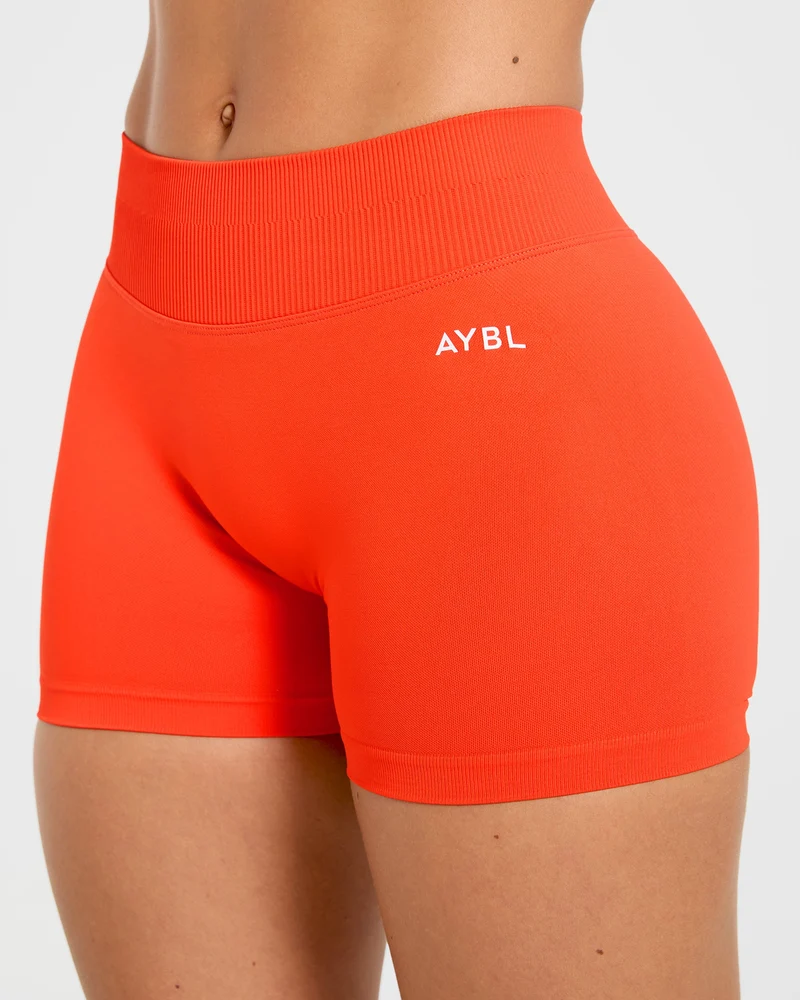 Enhance Seamless Shorts | 3.5" - Summer Orange