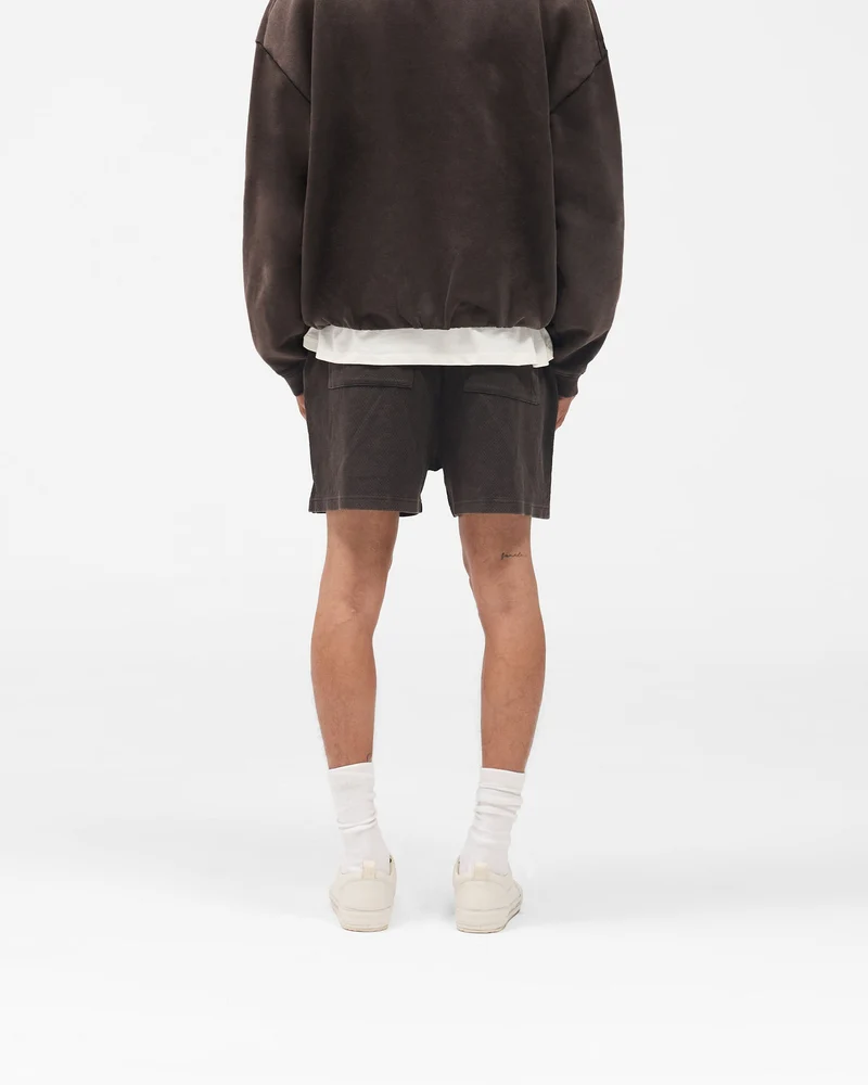 Initial Mesh Shorts - Coffee