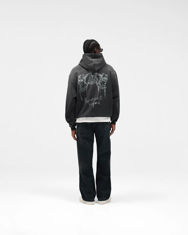 R3 Distressed Baggy Denim - Petrol