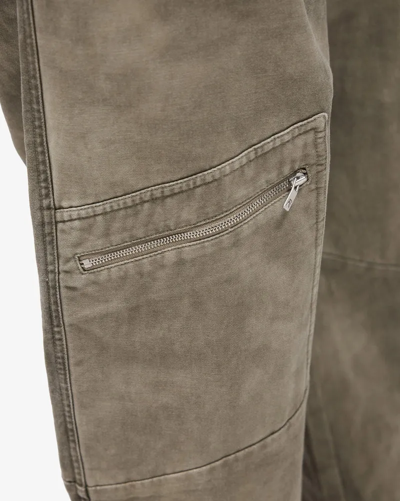 Cotton Workwear Pant - Dark Olive