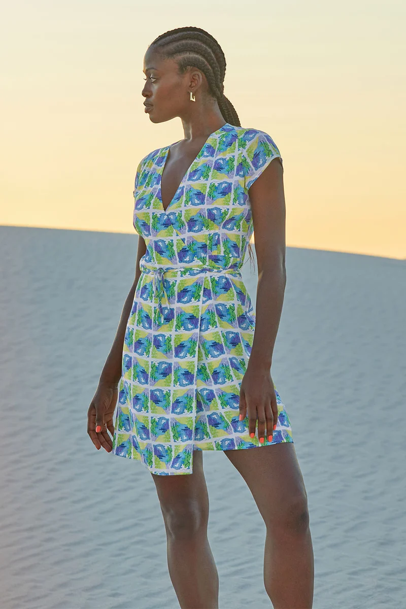 Robe Malicieuse en soie Positano