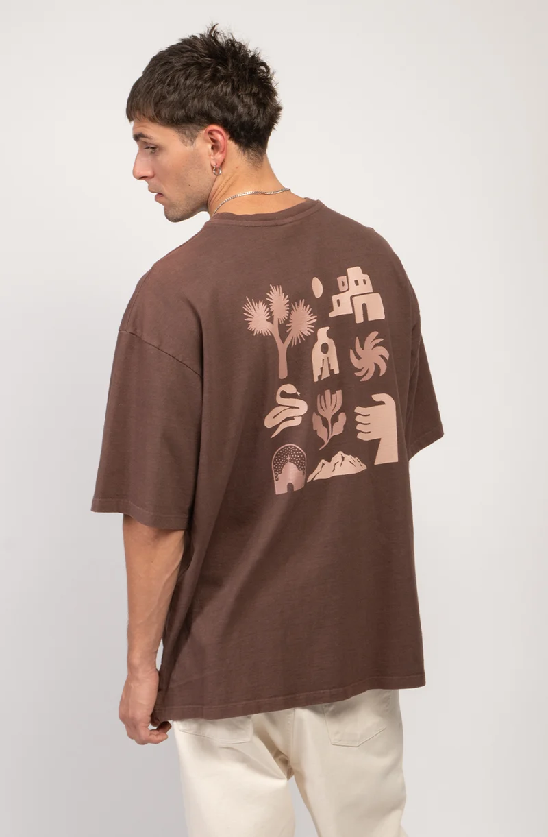 Element West - T-shirt marron