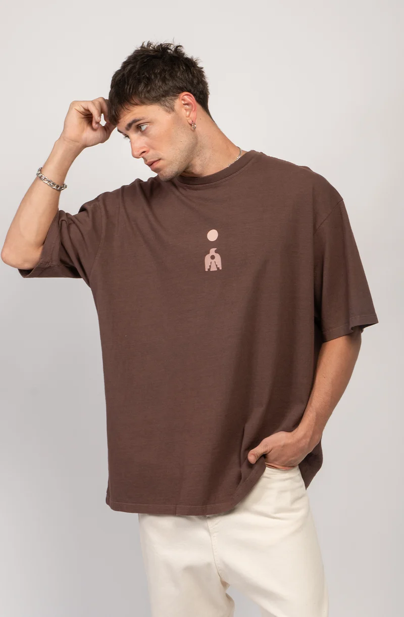 Element West - T-shirt marron