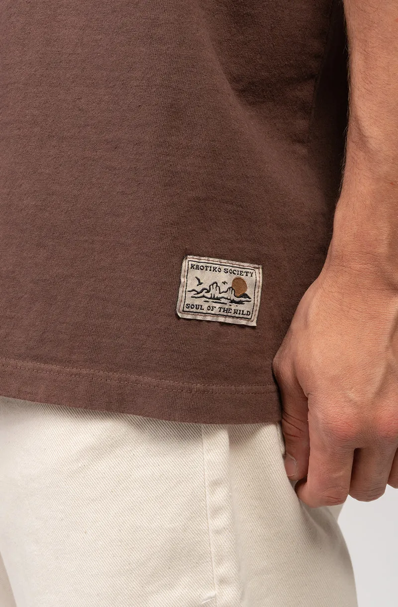 Element West - T-shirt marron
