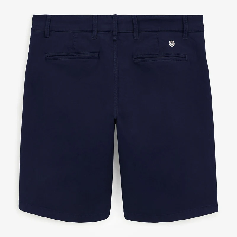 Bermuda 200 uni stretch dark navy coupe droite confort
