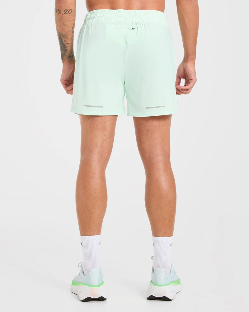 Run 5" Shorts - Cool Mint