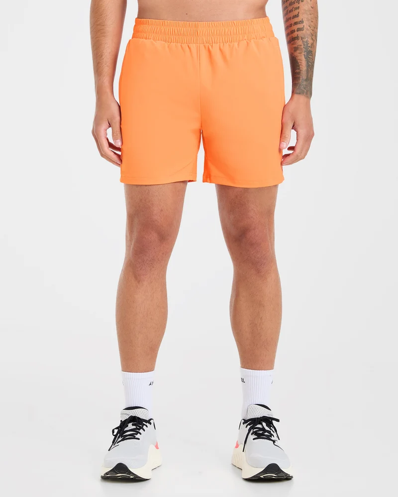 Run 5" Shorts - Bright Orange