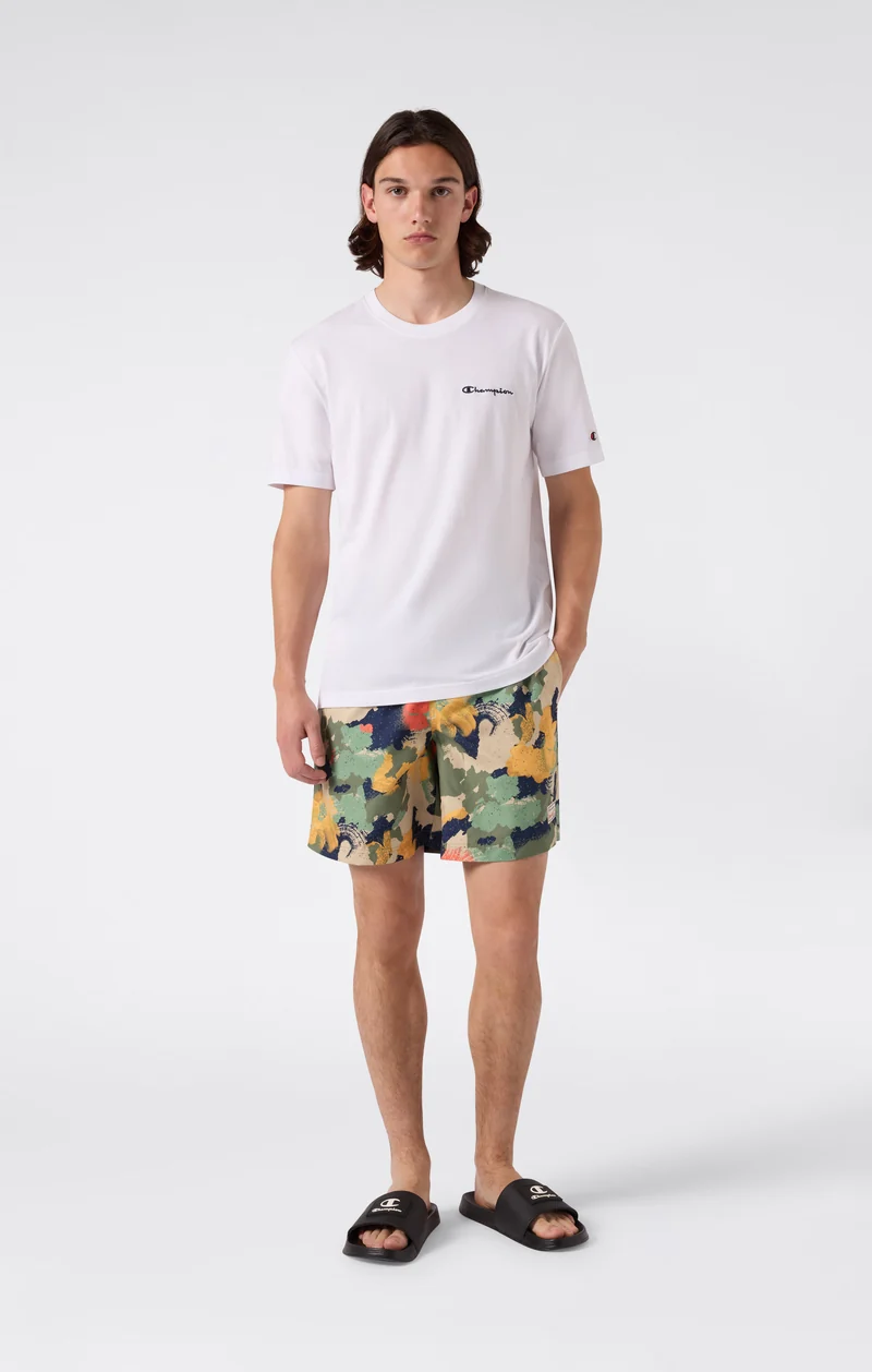 Men’s 7” Board Fit Printed Swim Shorts