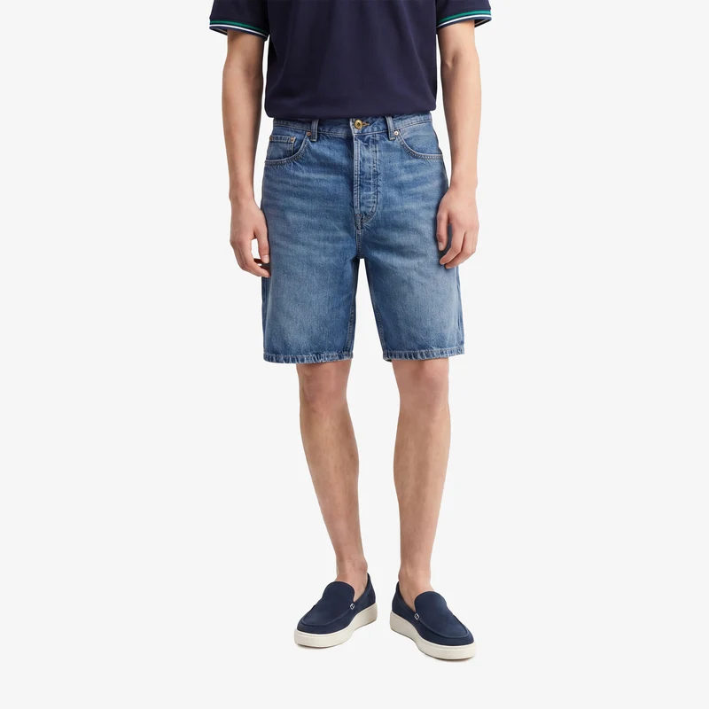 Bermuda 331 tapered en jean bleu