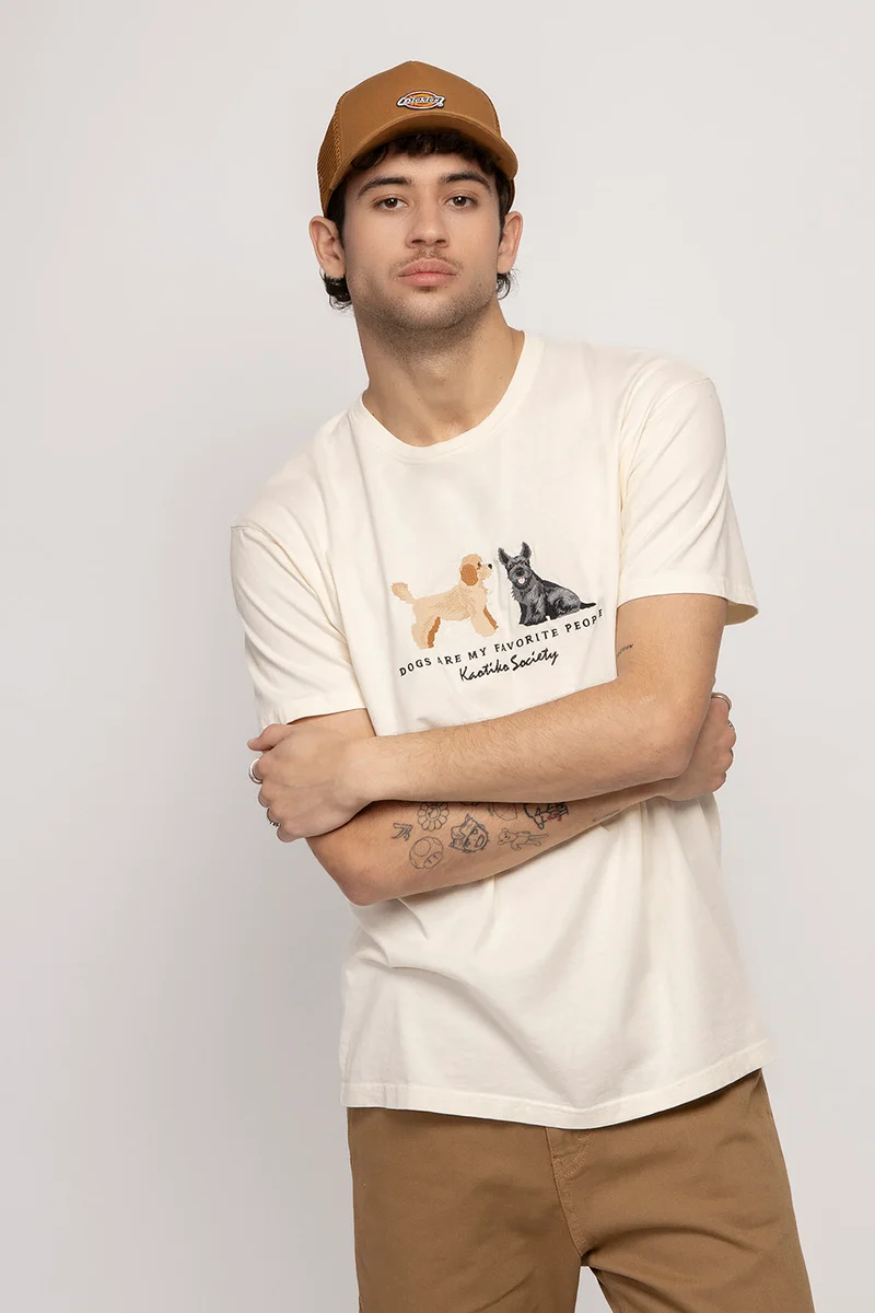 Washed Puppies Elliott Ivory T-Shirt