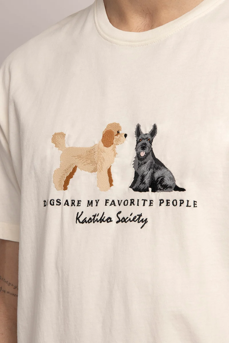 Washed Puppies Elliott Ivory T-Shirt