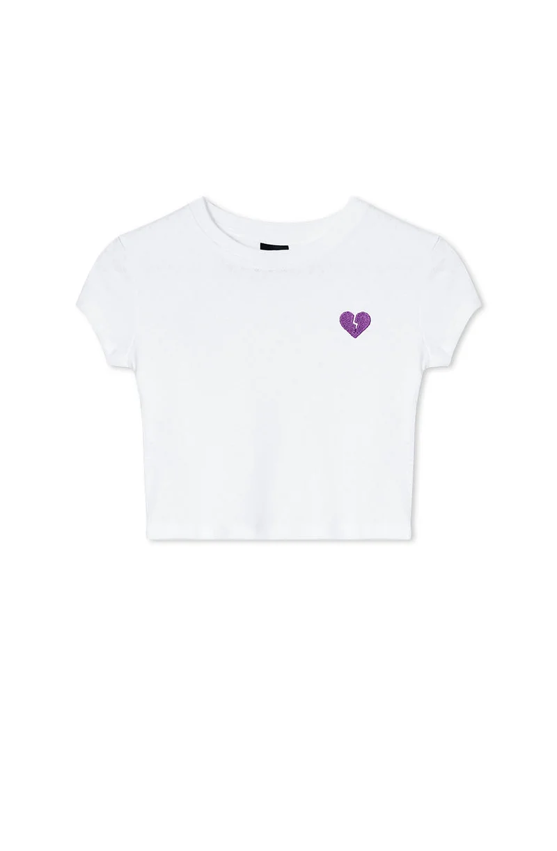 Broken Heart White/ Mallow T-Shirt