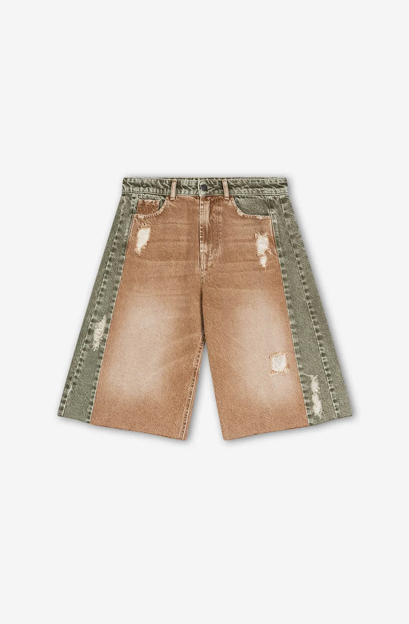 Tusa Short Washed Army/ Brown