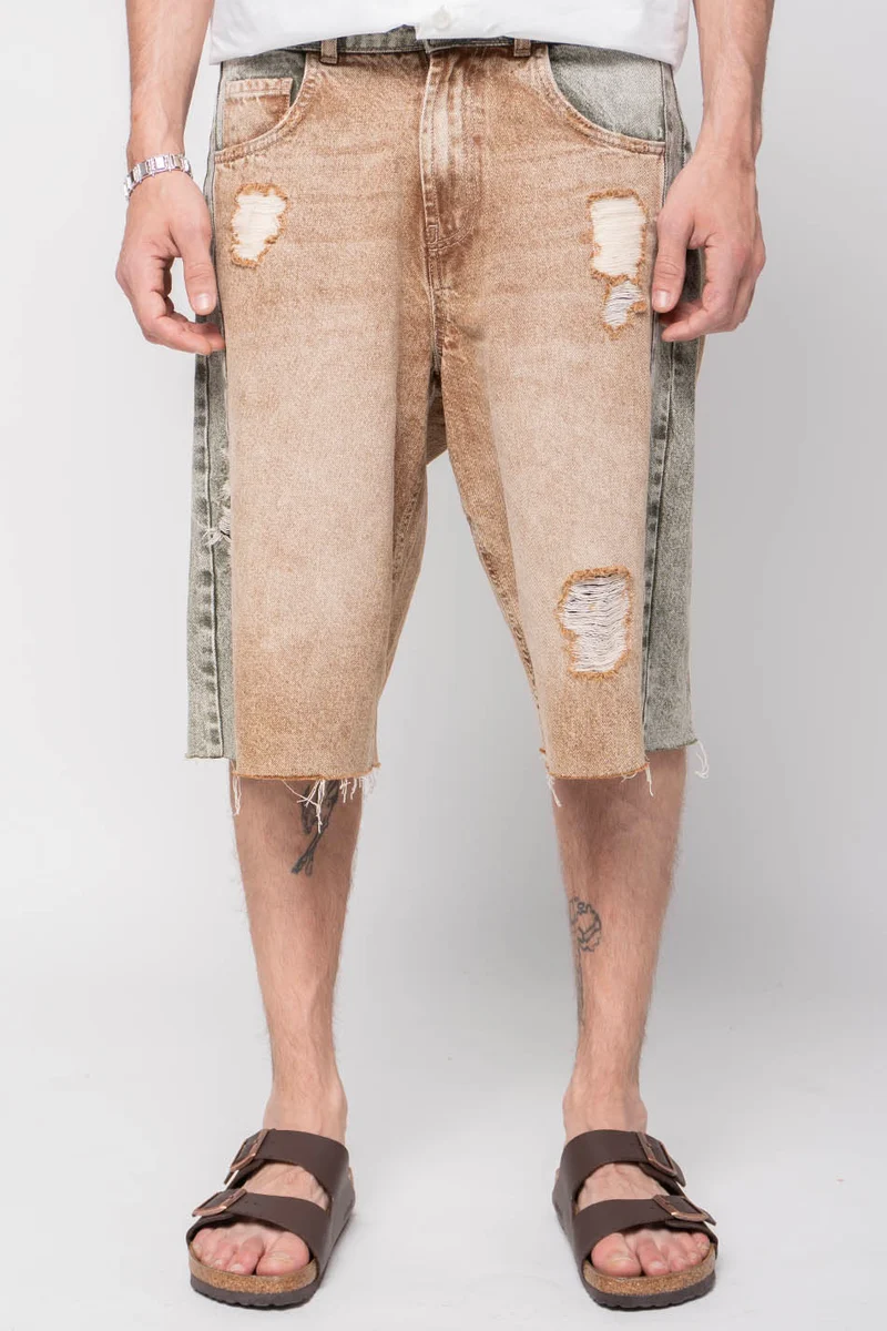 Tusa Short Washed Army/ Brown
