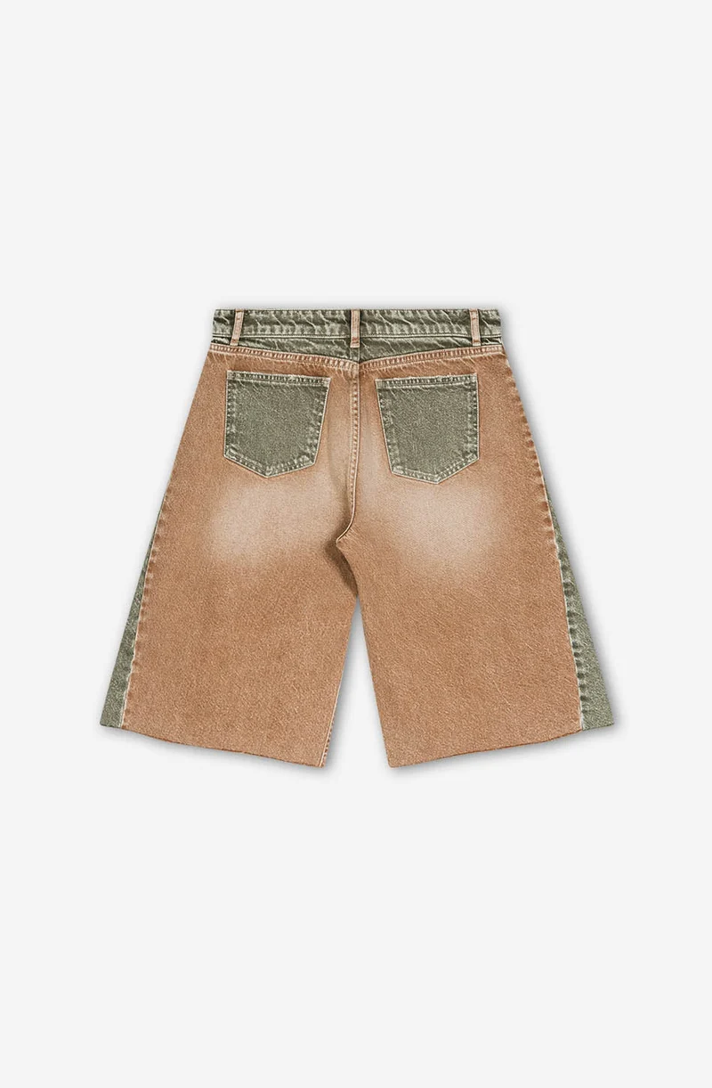 Tusa Short Washed Army/ Brown