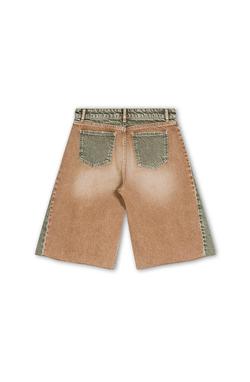 Tusa Short Washed Army/ Brown